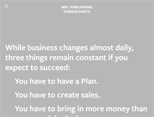 Tablet Screenshot of nplconsult.com